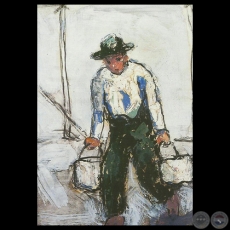 HOMBRE TRABAJANDO - Obra de JAIME BESTARD